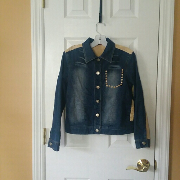 Liku Girls Denim and Corduroy Jacket - Picture 1 of 7